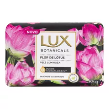 Sabão Em Barra Lux Glicerinado Flor De Lótus Botanicals De 85 G
