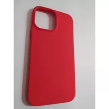 Funda Soft Para iPhone 13 Pro Max Rojo Semirigido Slim Orig