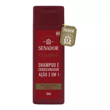 Shampoo 2 Em 1 Senador Classic 200ml