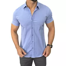 Camisa Manga Curta Premium Slim Masculino