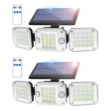 Lámpara Solar Ip65 Con Sensor De Movimiento Para Jardín