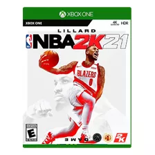 Jogo Mídia Física Lillard Nba2k21 Original Xbox One