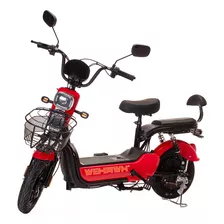 Mini Bike Elétrica Urban 500w 48v 12ah Vermelha