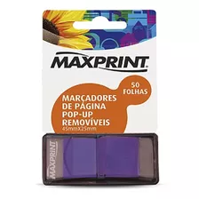 Marcador De Página Roxo Maxprint Maxprint