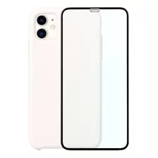 Capinha Silicone Compatível iPhone Modelos + Película Cor Branco Modelo Da Capa iPhone 7/8 E Se