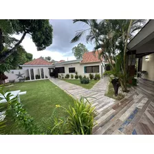 Vendo Casa Tipo Villa 3hab/ 1,035mt2 De Terreno, En Alameda 