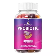 Probiotic Sugar Free Gummies - 5 Billion Cfus, Gut Digestive