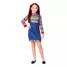 Traje Disfraz Para Niñas De Chucky Divertido Y Terroriifico