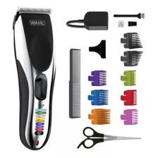 Máquina Corte Sem Fio Wahl Family Cut Pro Lâmina Inox Bivolt Cor Cinza E Preto Voltagem 110v/220v