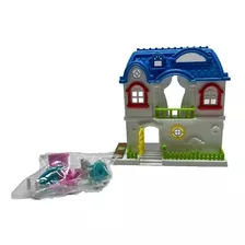 Casa De Boneca Brinquedo Menina Casinha Com Moveis Acessorio