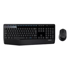 Combo Teclado E Mouse Sem Fio Mk345 Preto Logitech 