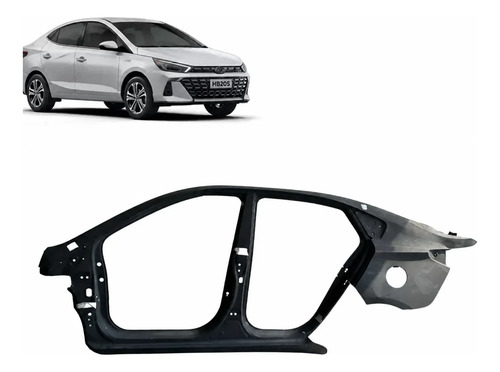 Lateral Esquerda Hyundai Hb20 Sedan 20/26 Sm55 - Hyundai - Código 180368344811