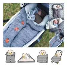 Saco De Dormir Para Bebé Al Aire Libre, Con Botón Cálido