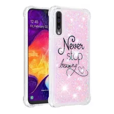 Funda Para Samsung Galaxy A50 Glitter Isadenser [7shp988g]