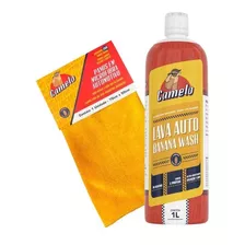 Kit Shampoo Automotivo Banana Wash 1l + Toalha Microfibra G