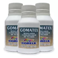 Kit 3x Gomatex 110g Corfix Cor Branco