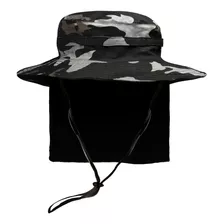 Chapéu Com Aba Tático Bonnie Militar Reforçado Em Rip Stop