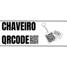 Chaveiro Qrcode - Localização 