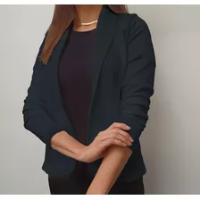 Blazer Feminino Jaquetinha Casaquinho Acinturado Alê Vieira