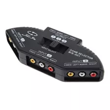 Switch Splitter Divisor Selector Rca 3x1 3 Entrada 1 Salida