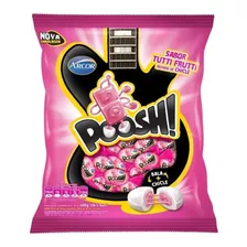 Bala Dura Chicle Poosh 600gr Arcor Tutti Frutti