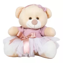 Urso Bailarina Ckd Confecções - Pelúcia 26 Cm