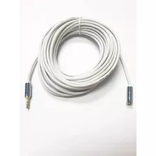 Cable De Extension Audio Estereo M/f 3,5 Mm | Blanco, 9 M