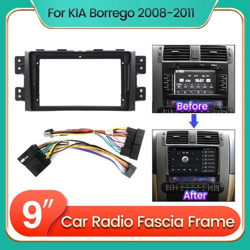 Consola Kia Mohave 2008 - 2012 Para Radios Android 9puLG Foto 8