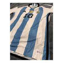 Camiseta Argentina 3 Estrellas Campeón Del Mundo 10messi