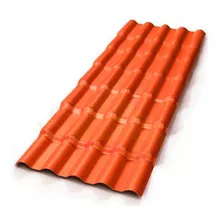 Telha Pvc Colonial Cerâmica 5 Ondas 2.30 X 0,86m Fortlev