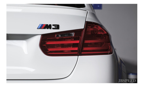 Emblema Bmw ///m M3 Negro Sport Baul  Foto 2