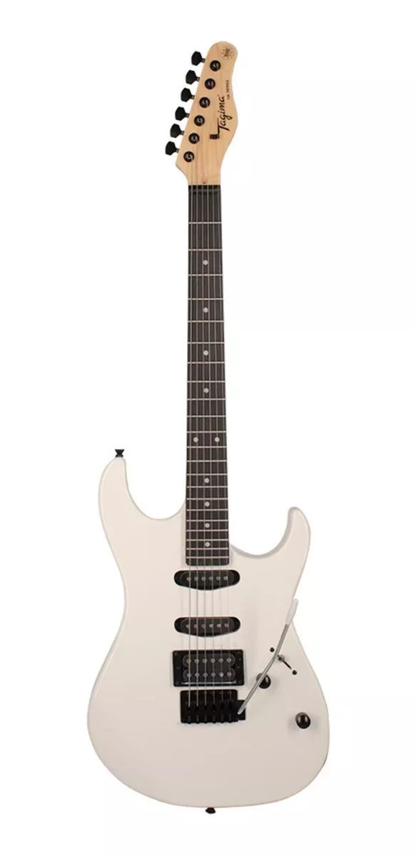 Guitarra Elétrica Tagima Tw Series Tg-510 De  Tília White Com Diapasão De Madeira Técnica