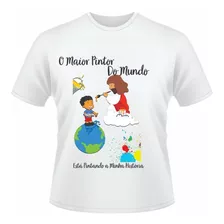 Camiseta Infantil Gospel O Maior Pintor Do Mundo