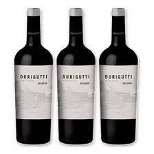 Vino Durigutti Reserva Bonarda 750cc Pack X3 Unidades