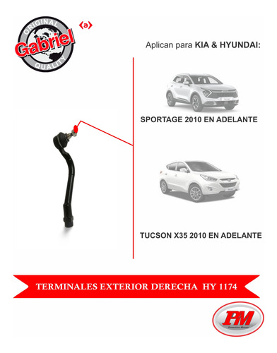 Terminal Derecha Hyundai Tucson Ix35 -kia Sportage 4x2 2010. Foto 6