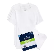 Pack X4 Camisetas Blancas Jockey - M