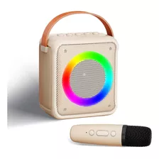 Bocinas Inalámbrico Portátil Con Micrófono Karaoke Bluetooth