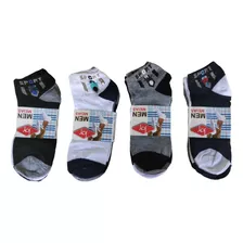 Kit 12 Pares De Meia Cano Curto Masculino 