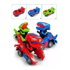 Kit Com 3 Carrinhos Que Vira DinossauroDino Vira Carro