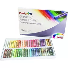 Pentel Crayones Pasteles Al Óleo Por 50 Uds