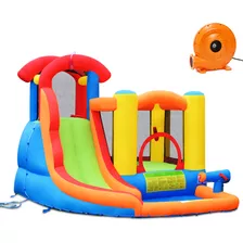 Casa Inflable Costway Para Niños Con Tobogán Piscina De