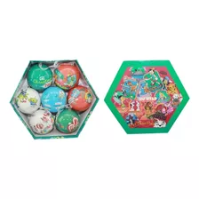 Set 7 Esferas Decorativas Navideñas Disney Kitty Stitch