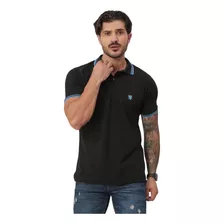 Camiseta Polo Masculina Modelagem Bordada Elegante Estilosa