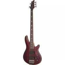 Schecter Omen Extreme 5 Bcr Bajo Eléctrico Sólido 5 Cuerdas Color Bordó