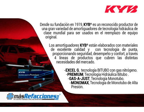 Amortiguador Gas Delantero Izquierdo 120i De 2009 A 2012 Kyb Foto 3