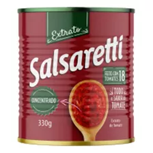 Extrato De Tomate Lata 330g Salsaretti