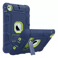 Funda Protectora Con Soporte Ulak Para iPad Mini 1,2,3 Azulv