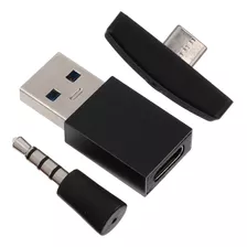 Adaptador De Audífonos Usb Adaptadores Consolas De Juego