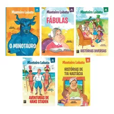 Coleção Tatu-bola Livros De Monteiro Lobato Com 5 Títulos