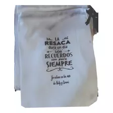 Bolsa Souvenir Anti Resaca Kit Emergencia Hangover Tela 100u